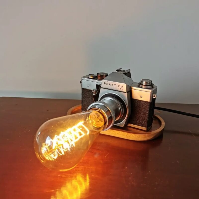18869.jpg Vintage Praktica Camera Lamp