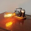 Vintage Praktica Camera Lamp