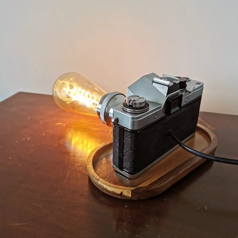18872.jpg Vintage Praktica Camera Lamp