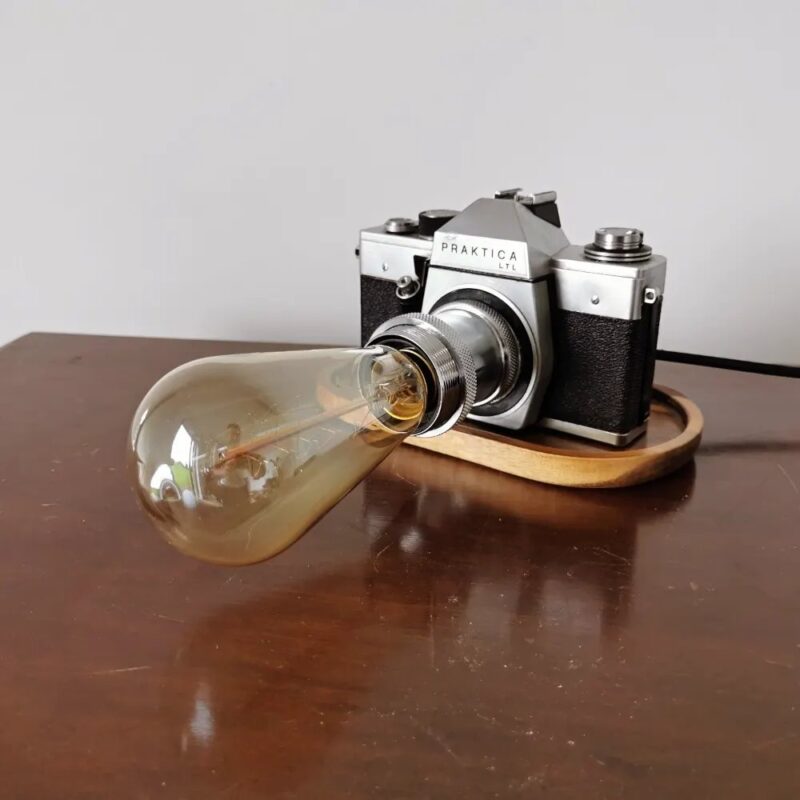 18874.jpg Vintage Praktica Camera Lamp