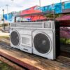 1980s Sanyo Boombox — Now a Portable Bluetooth Speaker