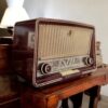Vintage 1950s Philips Maroon Bakelite Radio – Now a Bluetooth Speaker