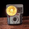 Vintage Kodak Starluxe Camera Lamp