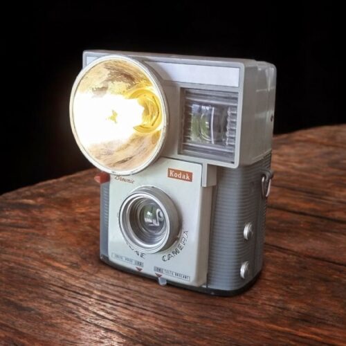 Vintage Kodak Starluxe Camera Lamp