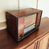 1950s Telefunken Timber Valve Radio Repurposed as Bluetooth Speaker with LED Lighting