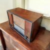 1950s Telefunken Timber Valve Radio Repurposed as Bluetooth Speaker with LED Lighting