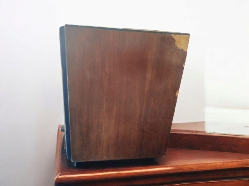 2025/05/1000081710.jpg 1950s Telefunken Timber Valve Radio Repurposed as Bluetooth Speaker with LED Lighting