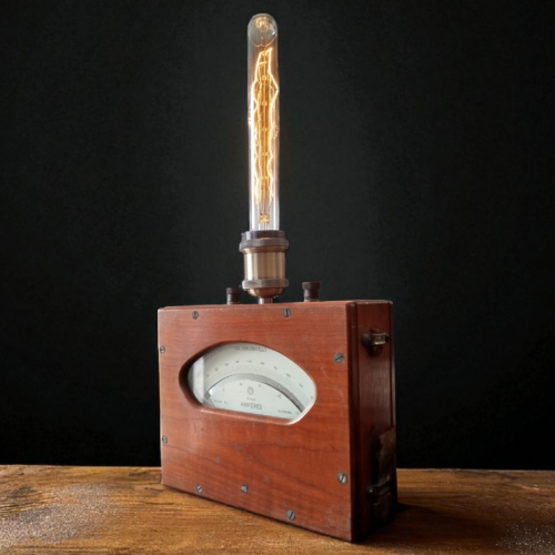 1940s Amp Meter Lamp