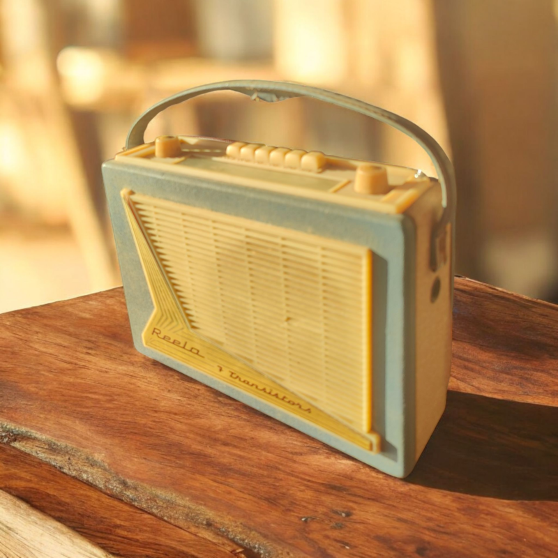 1960s Reela Radio Repurposed as Bluetooth Speaker