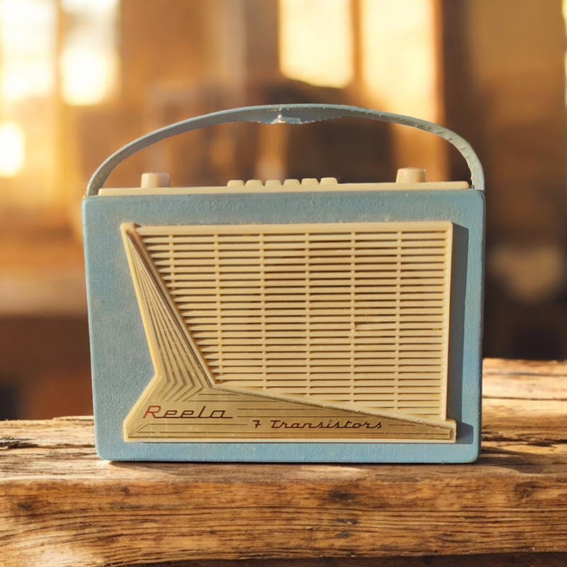 1960s Reela Radio Repurposed as Bluetooth Speaker