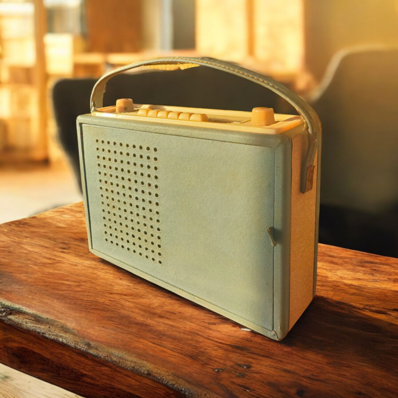 1960s Reela Radio Repurposed as Bluetooth Speaker