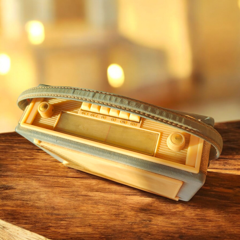 1960s Reela Radio Repurposed as Bluetooth Speaker