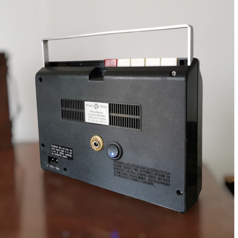 2025/11/1000062163.png 1970s ITC Tape Recorder Repurposed as Bluetooth Speaker with Rechargeable Battery