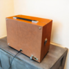 Vintage Record Player Case Repurposed as a Bluetooth Speaker
