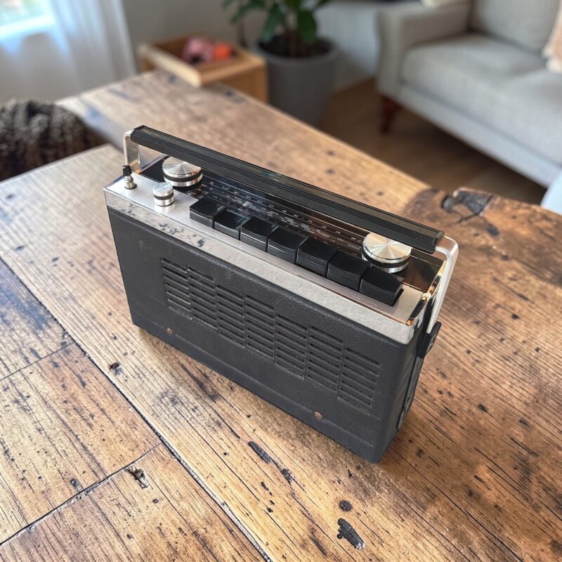 1960s Visseaux Radio Repurposed as Bluetooth Speaker