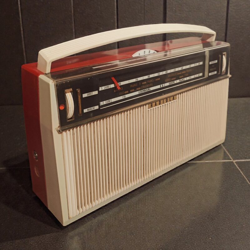 Vintage 1960s French Radiola Radio Repurposed as Bluetooth Speaker