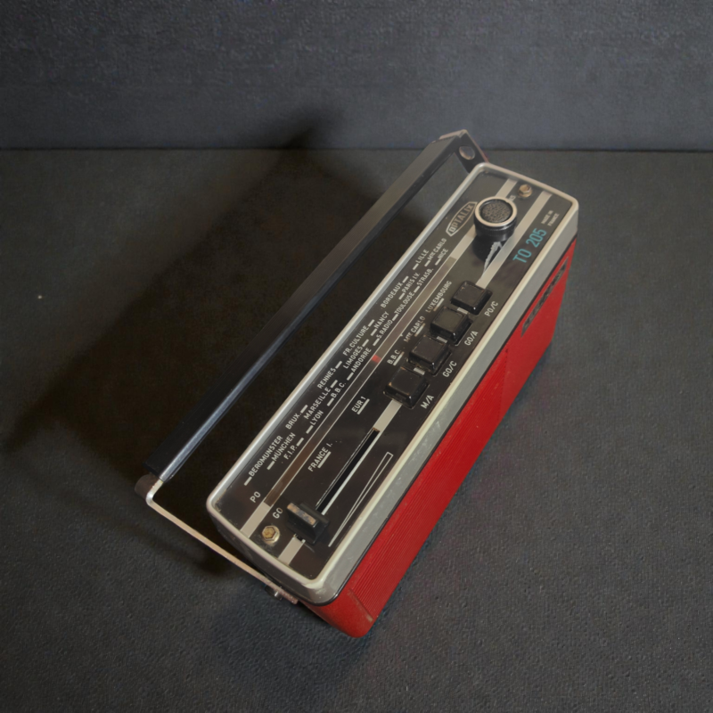 1960s French Optalix Radio Repurposed as Bluetooth Speaker