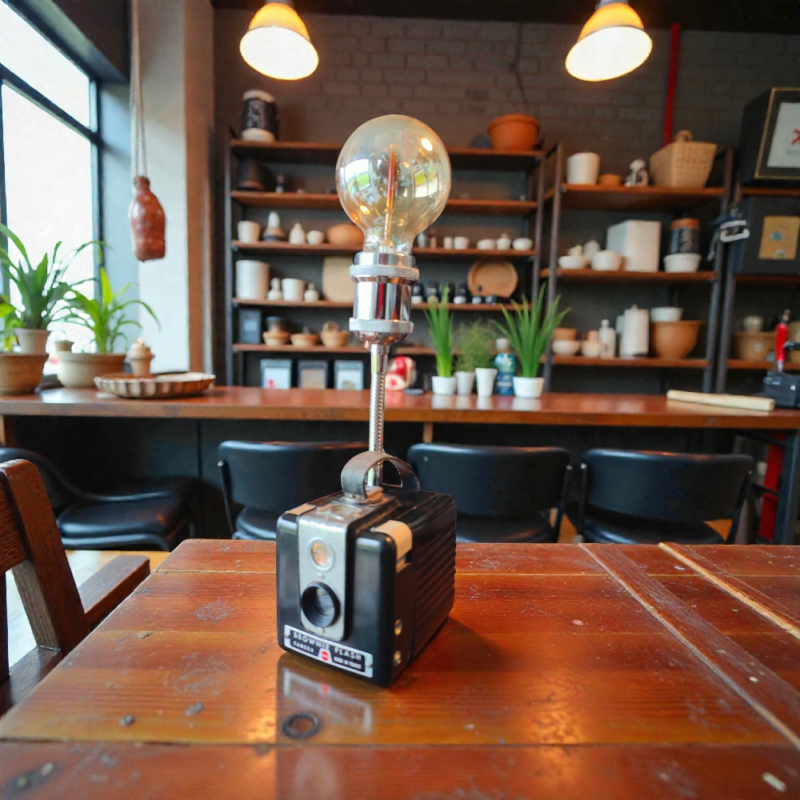 Vintage 1950s Kodak Brownie Camera Lamp