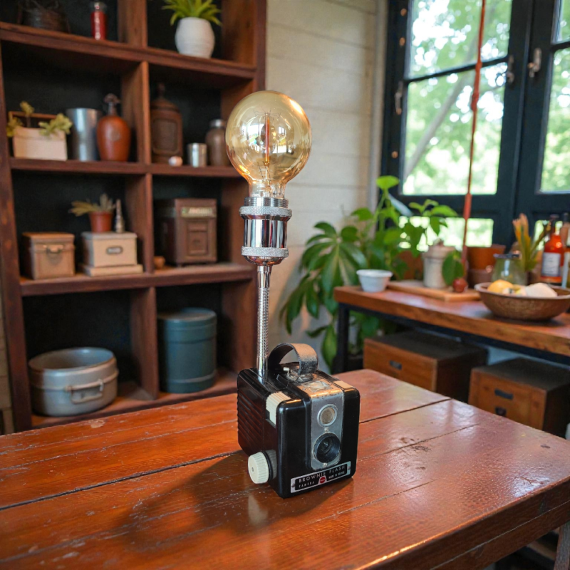 Vintage 1950s Kodak Brownie Camera Lamp
