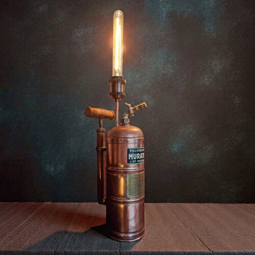 1930s Vintage French Garden Sprayer Lamp