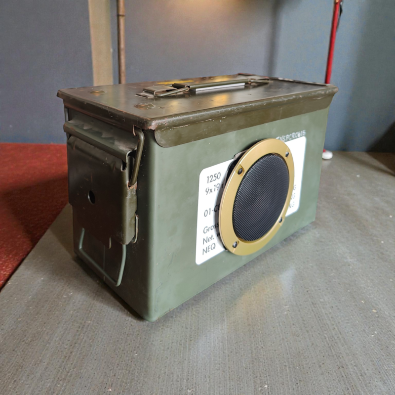 Vintage Military Ammo Box Bluetooth Speaker