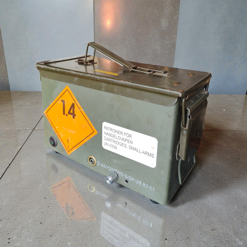 Vintage Military Ammo Box Bluetooth Speaker