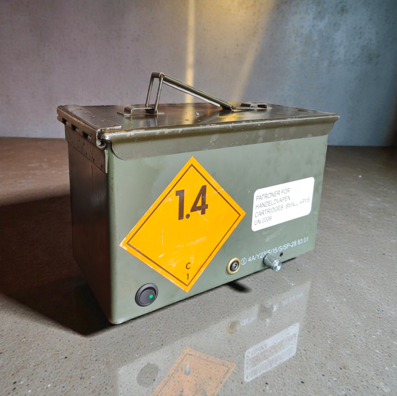 Vintage Military Ammo Box Bluetooth Speaker