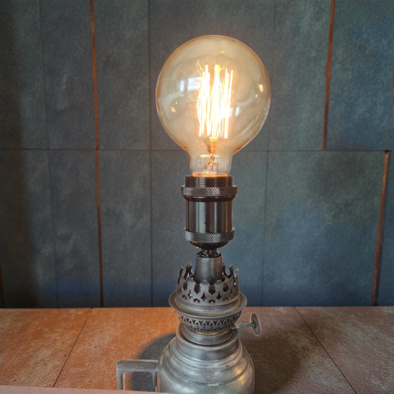 2026/02/1000067011.png Vintage Pewter Oil Lamp Upcycled to Edison Lamp