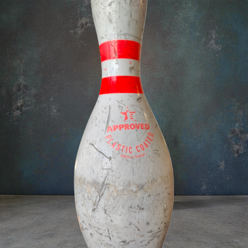 Vintage Bowling Skittle Lamp