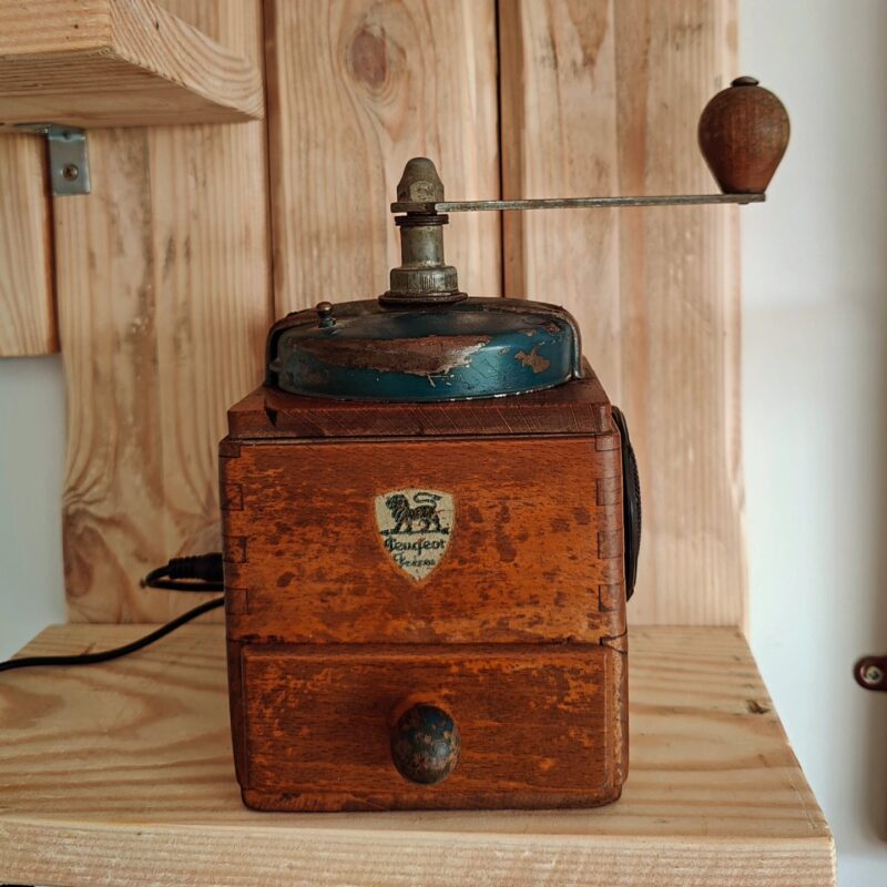 1950s Peugeot Coffee Grinder Bluetooth Speaker