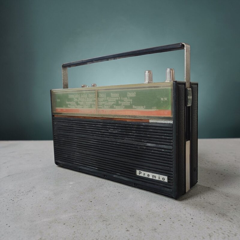 1960s Premio Radio Repurposed as Bluetooth Speaker