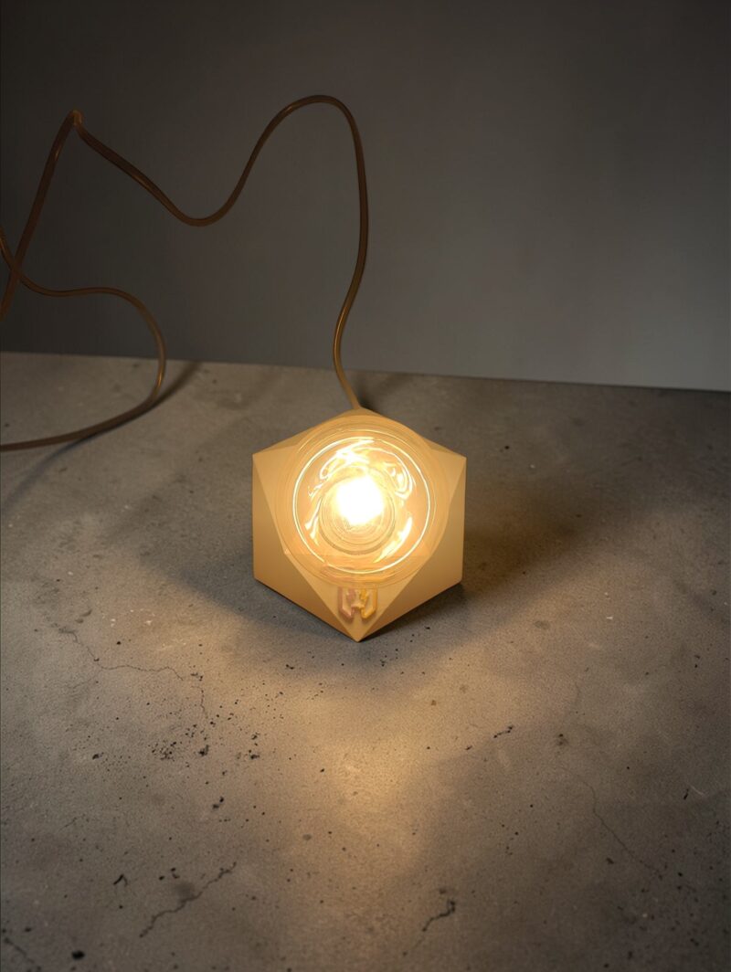 doubleTelectrics Signature Lamp with Retro Edison Bulb