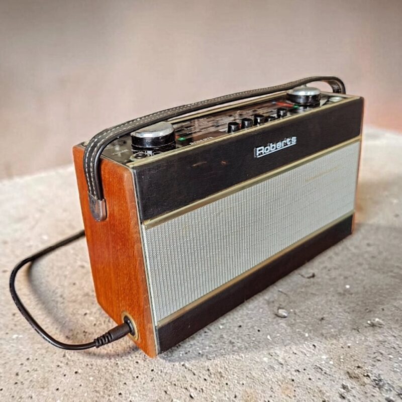 1960s Roberts Radio Repurposed as Bluetooth Speaker