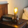 Vintage Oil Lamp Repurposed as 12V Lamp